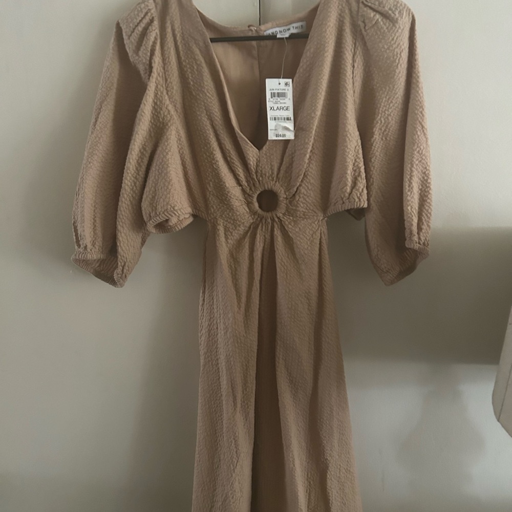And Now This Dress with Side Cutouts
